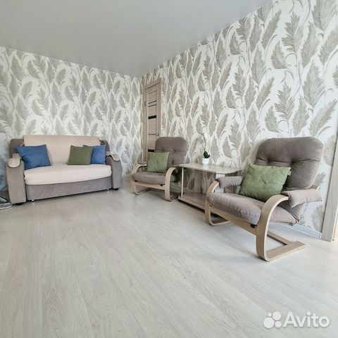 

2-к. квартира, 43,6 м², 2 кровати