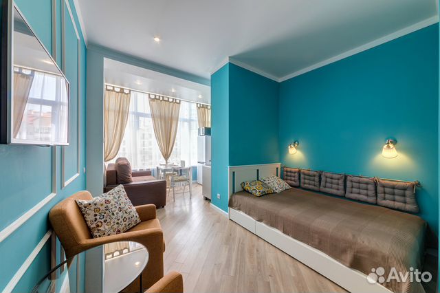 

Квартира-студия, 31 м², 2 кровати
