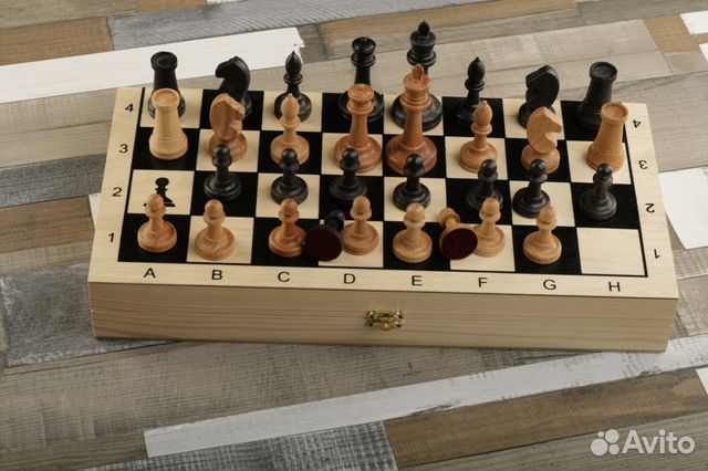 Шахматы утяжеленные из дерева