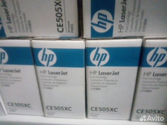 Оригинальный картридж HP CE505XC