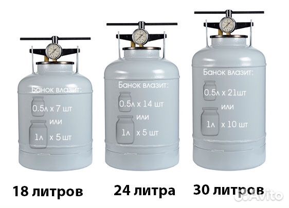 Автоклав Белорусский 18л; 24л; 30л Автоклав Белорусский 18л; 24л; 30л