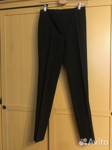Прямые черные брюки TopShop