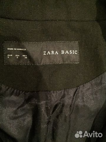 Пальто zara Basic женское
