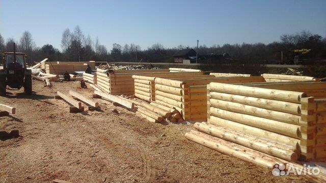 Сруб баньки 4х5 из зимнего леса с установкой Сруб баньки 4х5 из зимнего леса с установкой