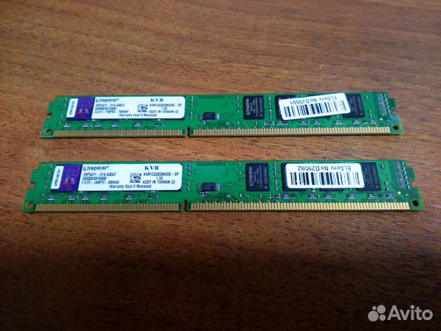 DDR3 Kingston KVR1333D3N9/2G 2гб
