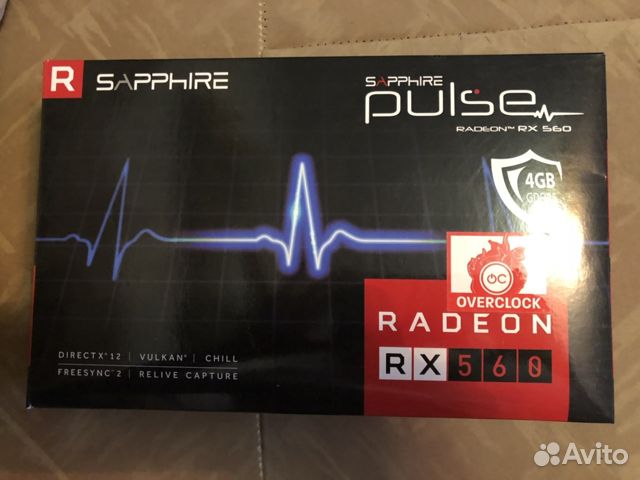 Sapphire AMD Radeon RX 560 4G (uefi)