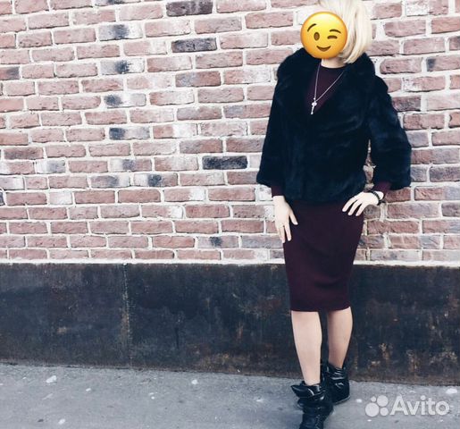 Шуба норка чёрная автоледи Шуба норка чёрная автоледи