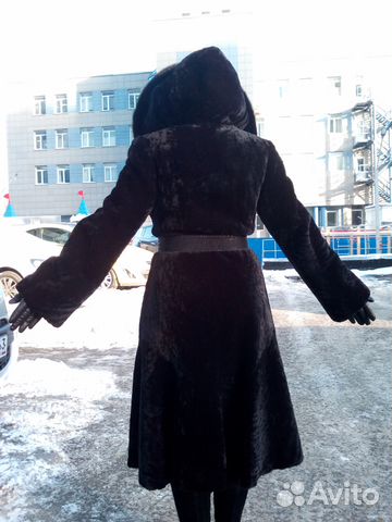 Шуба женская мутоновая