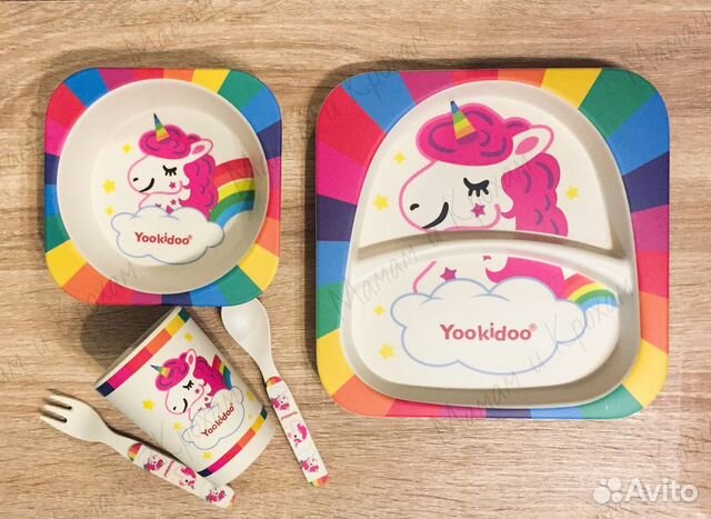 Набор посуды Единорожка