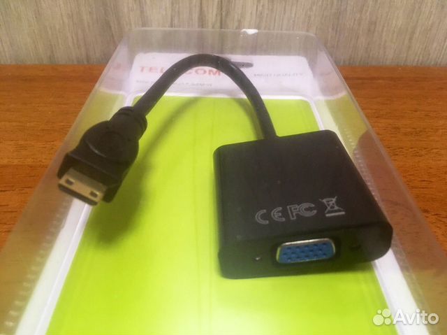 Кабель-переходник Mini hdmi M to VGA F 0.15m