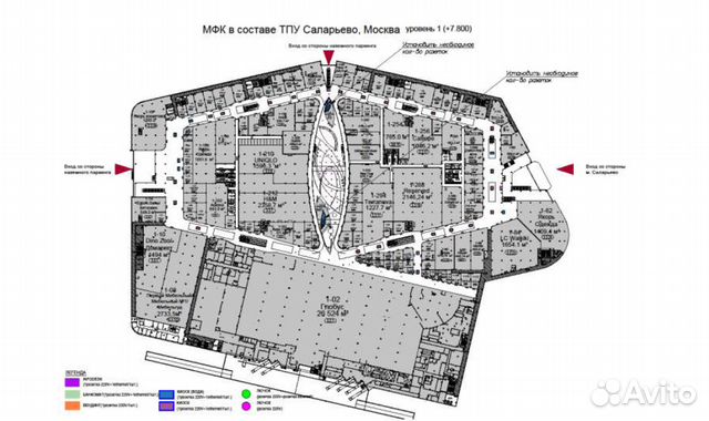 Схема торгового центра солярис