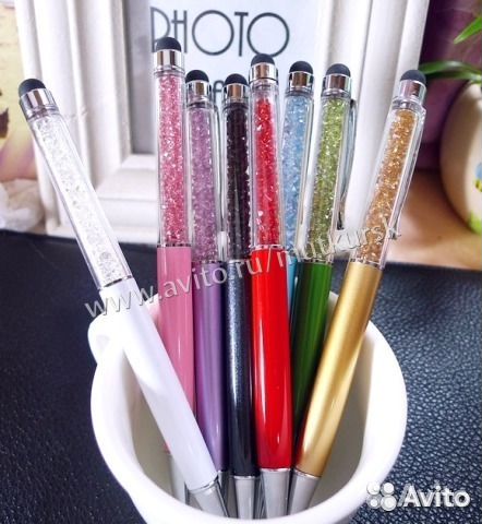 Ручка стилус с кристаллами Swarovski