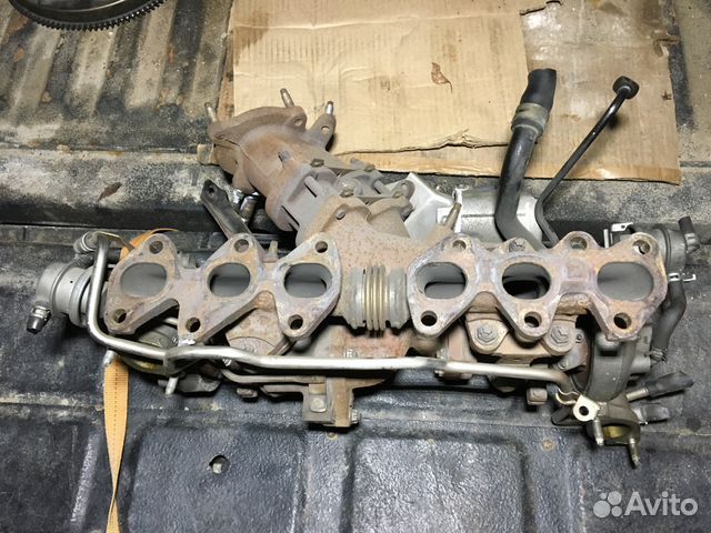 Выпускной коллектор в сборе 2JZ-gte