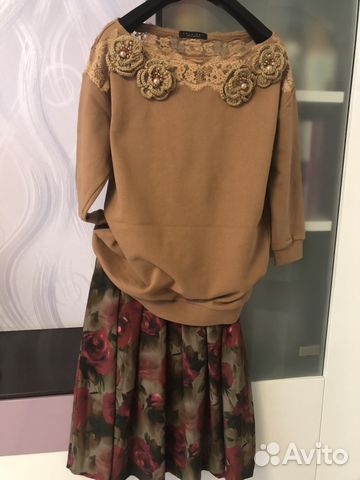 Twin Set юбка+свитшот