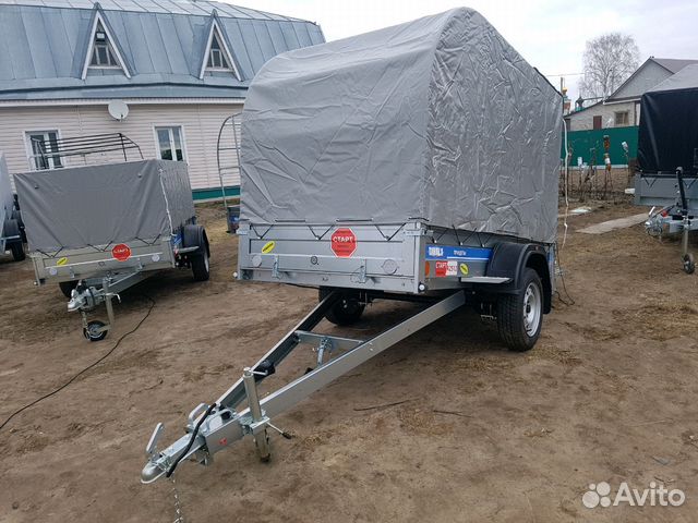 Прицеп оцинк 2.5х1.25 Tavials Премиум тент 1500мм Прицеп оцинк 2.5х1.25 Tavials Премиум тент 1500мм