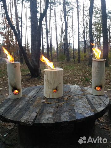 изготовление финской свечи