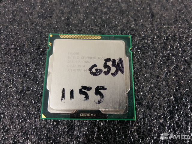 Intel Celeron G530 LGA 1155 отл состояние гарантия