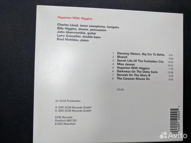 Charles Lloyd 2001 CD джаз Germany