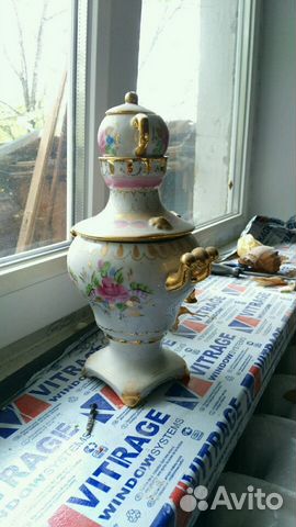 Фарфоровый самовар Фарфоровый самовар
