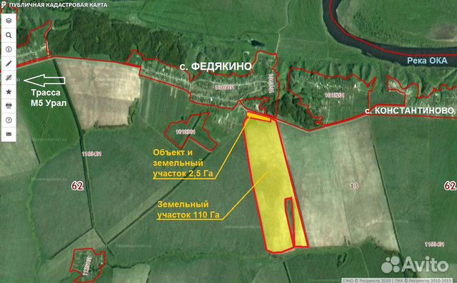 Кадастровая карта рязанской области рыбновский район