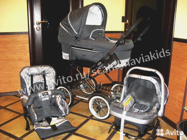 Большой комплект 4в1 Emmaljunga City Cross +Korg