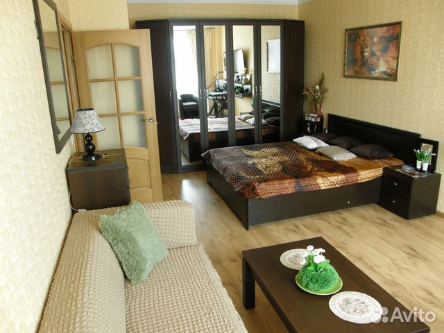 

1-к. квартира, 43 м², 2 кровати