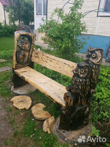 Садовые деревянные скульптуры