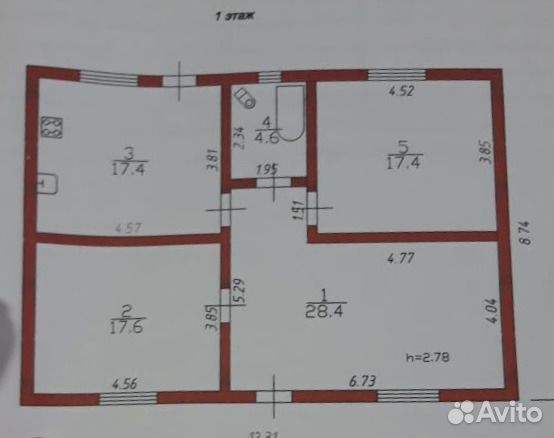 Дом 173 м² на участке 7 сот.