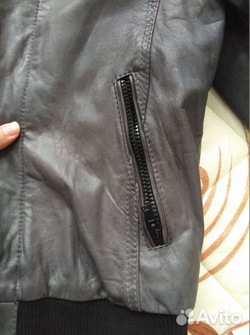 Куртка кожаная