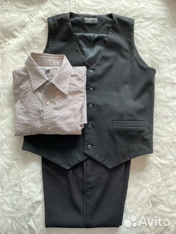 Жилетка+брюки для школы, 158р Жилетка+брюки для школы, 158р
