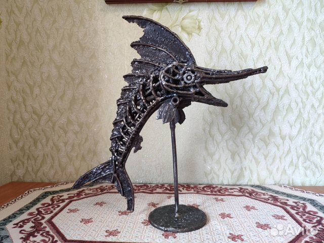 Статуэтка Барракуда в стиле стимпанк