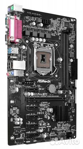 Материнская плата ASRock H81 Pro BTC R2.0 Материнская плата ASRock H81 Pro BTC R2.0