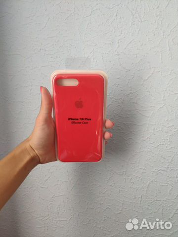 Силиконовый чехол на айфон 7plus/8plus с логотипом