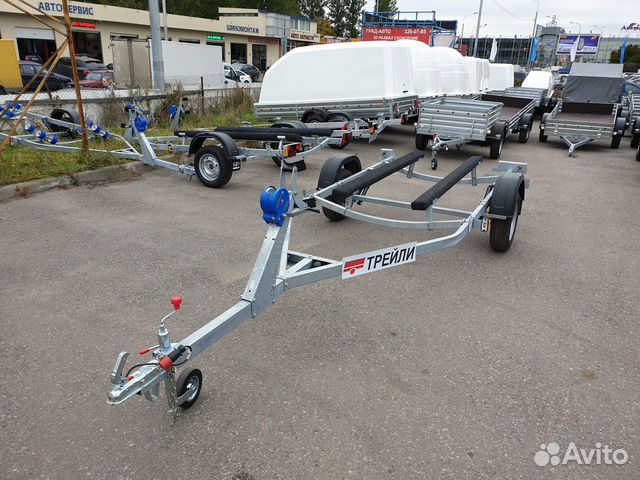 Легковой прицеп мзса-388 для катера 460см