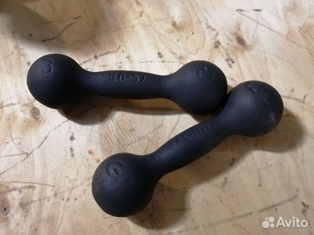Гантели цельнометаллические