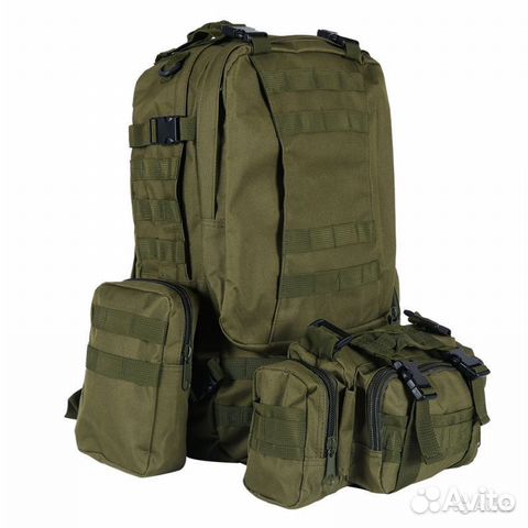 Рюкзак Tactical Military, Oliva, 50 литров