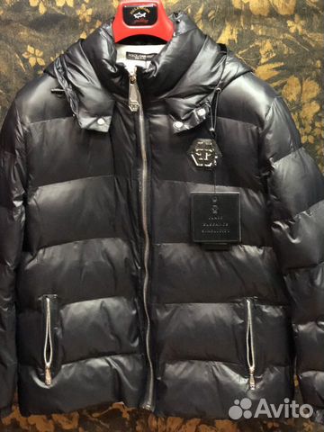 Philipp Plein стёганый пуховик с капюшоном Philipp Plein стёганый пуховик с капюшоном