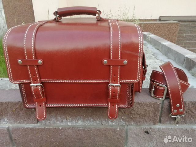 Кофр для фотоаппарата из натуральной кожи ручной р