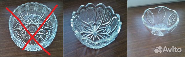 Вазы для фруктов, варенья, конфет и салата 70х