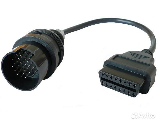 Переходник с OBD2 16pin на Mercedes 38pin Переходник с OBD2 16pin на Mercedes 38pin