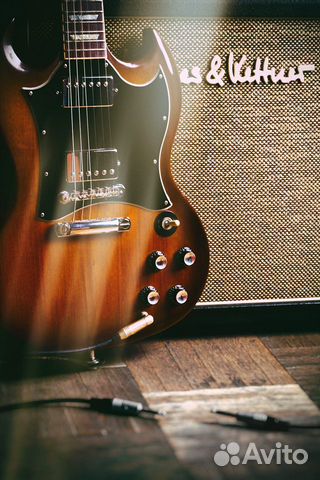 Гитара Gibson SG Standard Natural Burst 2002 Гитара Gibson SG Standard Natural Burst 2002