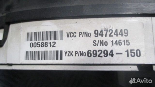 Панель приборов Volvo S80