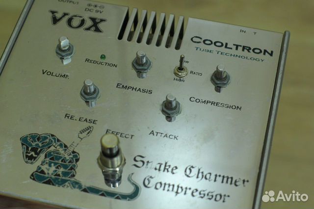 Гитарная педаль эффектов VOX compressor