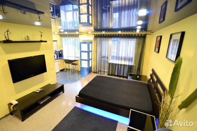 

Квартира-студия, 34 м², 2 кровати