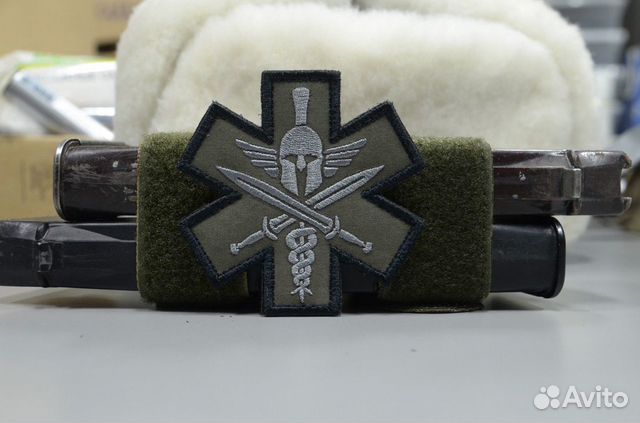 Патч, нашивка патч Спарта, парамедик с липучкой Патч, нашивка патч Спарта, парамедик с липучкой