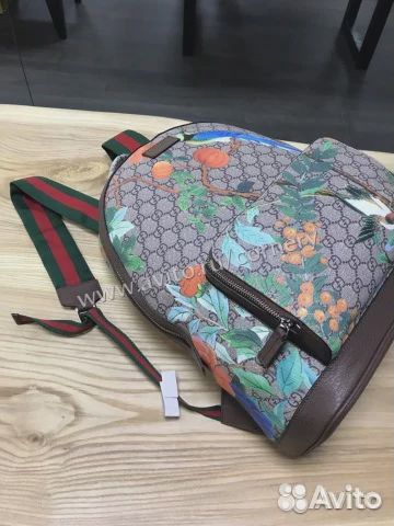 Рюкзак Gucci supreme 2018 collection 100 кожа