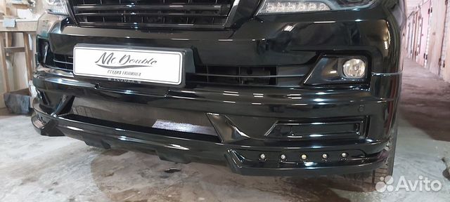 Накладка переднего бампера Wald для LC 200 Накладка переднего бампера Wald для LC 200
