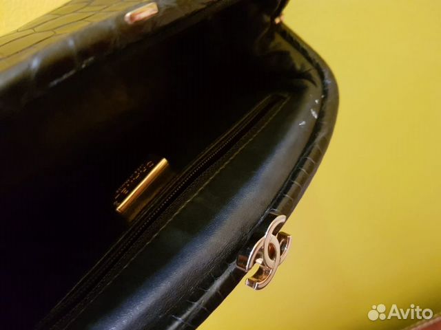 Клатч из кожи Крокодила Chanel. оригинал