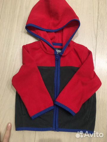 Флисовая кофта Oshkosh (Carter’s) в очень хорошем Флисовая кофта Oshkosh (Carter’s) в очень хорошем
