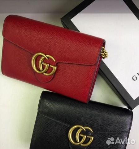Сумка Gucci Marmont GG Chain Кошелек Клатч